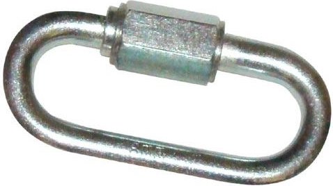 Стоманена свързваща халка M6 с муфа (дълга гайка), 57 × 26 mm (10 бр.)