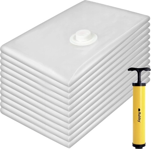 Комплект вакуумни пликове 50 × 70 см, 10 бр. с ръчна помпа RUHHY