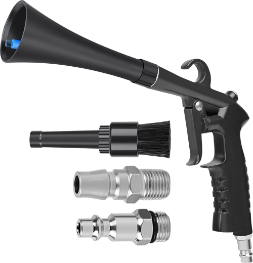 RENEW FORCE Pneumatic Cleaning Gun with Brush
