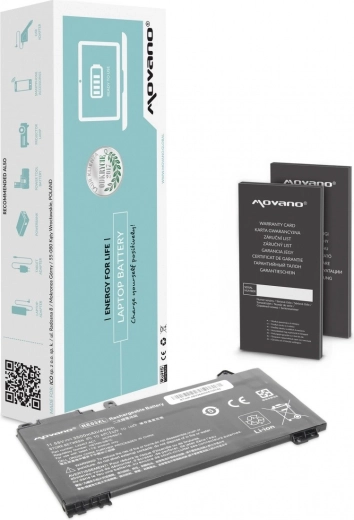 Батерия Movano RE03XL за HP 430, 440 и 450 G6/G7, 3500 mAh (40 Wh)
