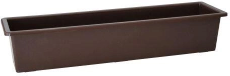 Self-watering Planter Box Salvia 60 cm Brown