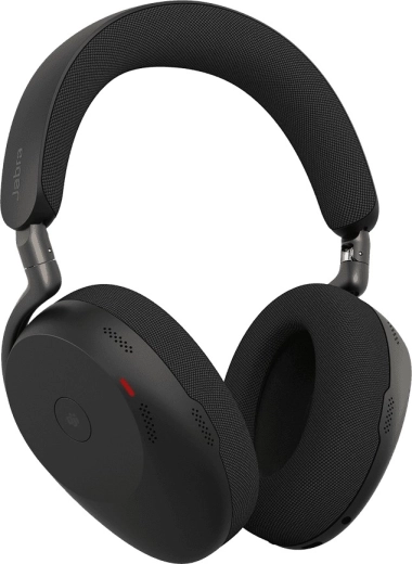 Jabra Evolve3 85 MS Wireless Headset with Link 390c USB Adapter – Black
