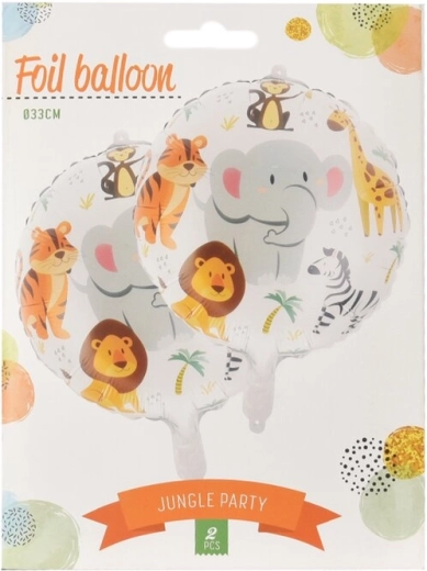 Jungle Foil Balloons, set of 2 pcs