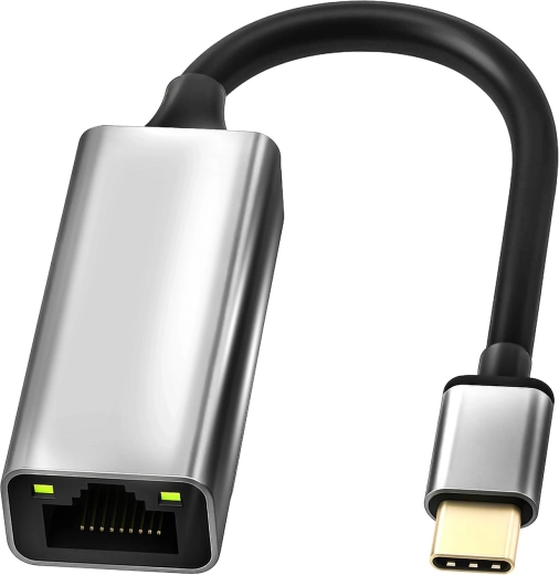Мрежов адаптер Renew Force USB-C към RJ45 Gigabit Ethernet