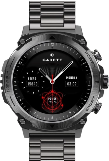 Garett Atom Smartwatch with Metal Strap