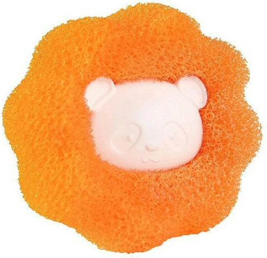 Магическа перална топка против мъхчета и косми – оранжева