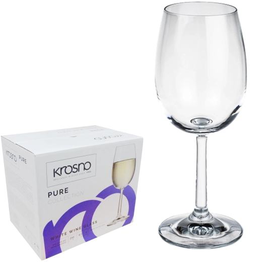 Комплект чаши за бяло вино Krosno Pure 280 мл – 6 бр.