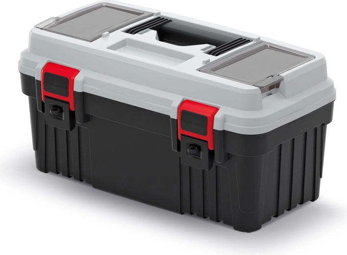 Plastic Tool Box OPTIMA 47 × 25.6 × 23.8 cm, Grey