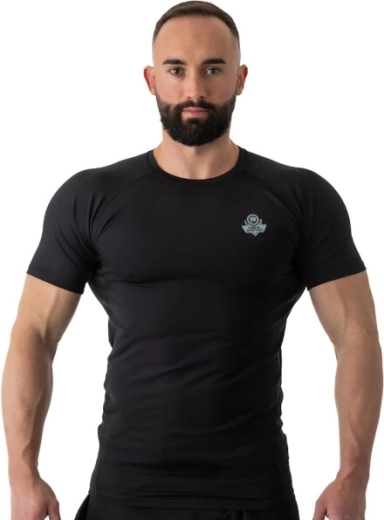 Мъжка компресионна тениска rashguard DBX BUSHIDO RS – черна