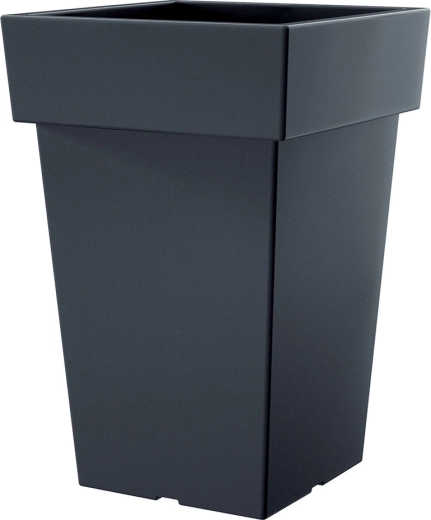 Tall square planter LOFLY SQUARE 23.4 × 23.4 × 35.6 cm anthracite