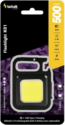 Technik MT-K01 work light Clip-Light with COB LED and USB‑C (500 lm)