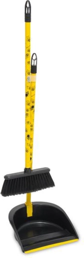 TORO Bees Broom and Dustpan with Handle