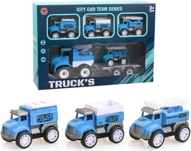 Police vehicle set (4 vehicles)