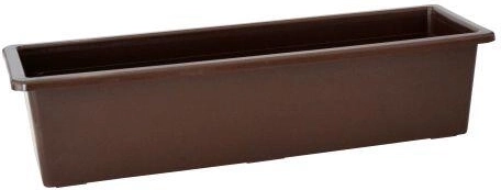 Self-watering Planter Box Salvia 50 cm Brown