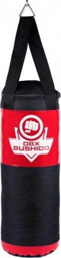 Детски боксов чувал DBX Bushido 60 см, 7 кг – червен