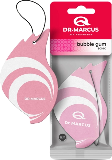 Dr. Marcus Sonic Hanging Car Air Freshener Bubblegum
