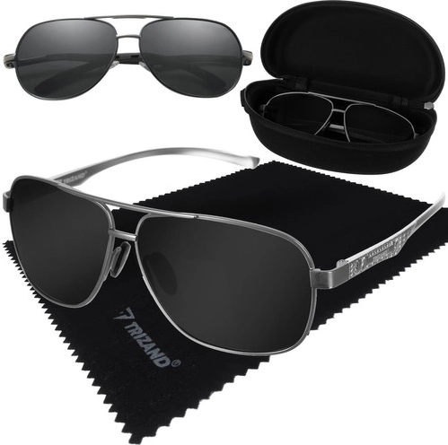 Слънчеви очила Trizand с калъф и кърпичка за почистване