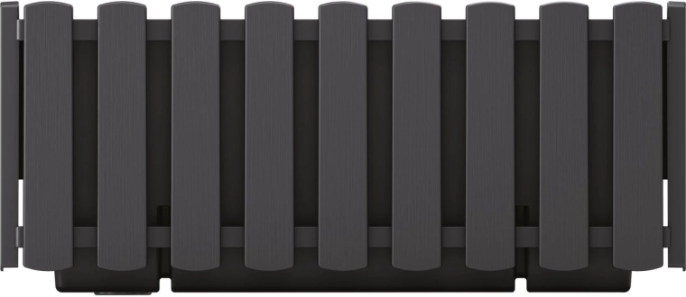 Plastic Planter Box Boardee Fencycase 38 cm Anthracite