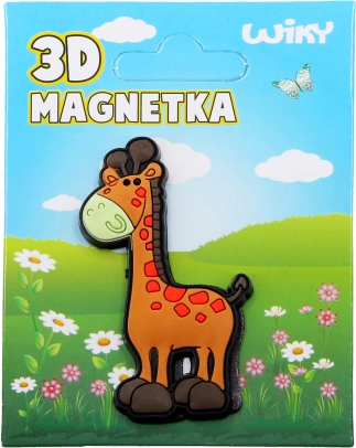 Магнит 3D жираф 7 см