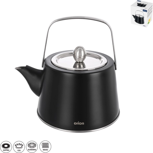 Stainless Steel Kettle BLACK 0.96 l