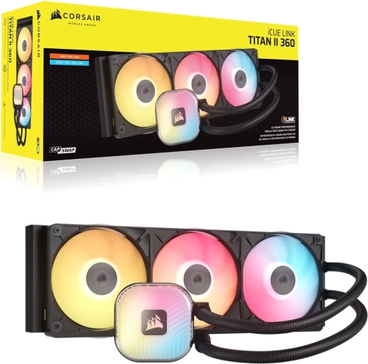 Corsair iCUE LINK TITAN II 360RX RGB 360 mm CPU Liquid Cooler