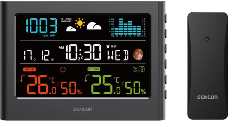 Sencor Weather Station with Wireless Sensor