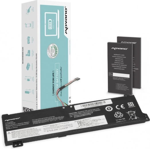 Батерия Movano L17L2PB3 за Lenovo V130-15IGM, V330-15IKB, V530-14IKB и V530-15IKB, 4750 mAh