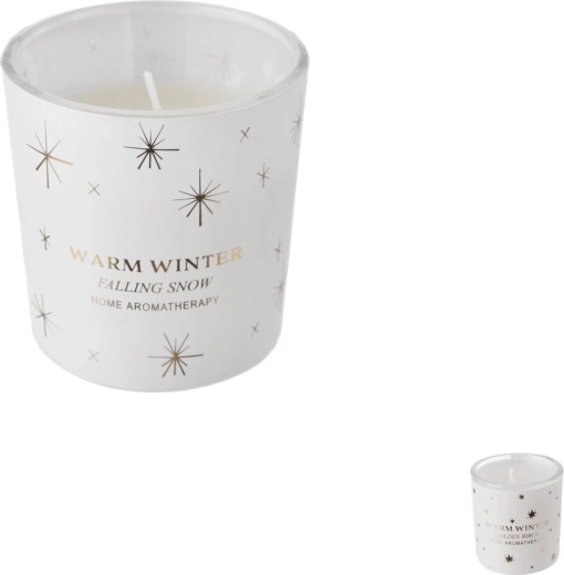 Scented candle in glass, diameter 4.7 cm, mix