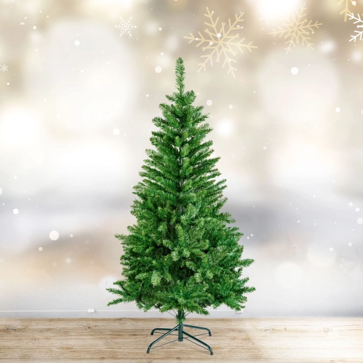 Artificial Christmas tree 150 cm made of dark green PVC