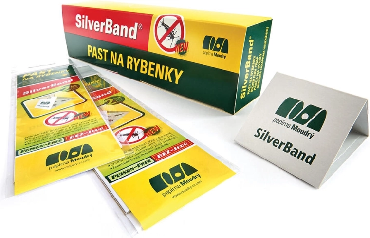 Капан за сребърна рибка SilverBand – лепяща лента срещу сребърни рибки