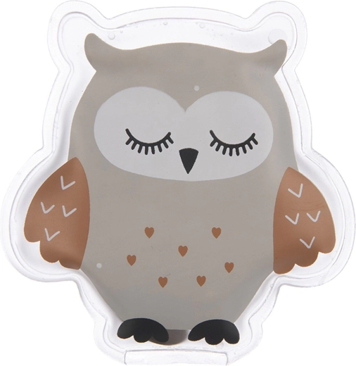 Reusable hand warmer owl 9 × 9 cm