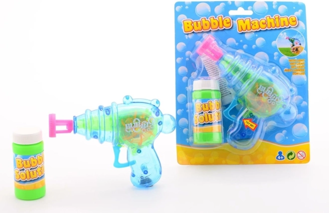Светещ пистолет за сапунени мехури с разтвор