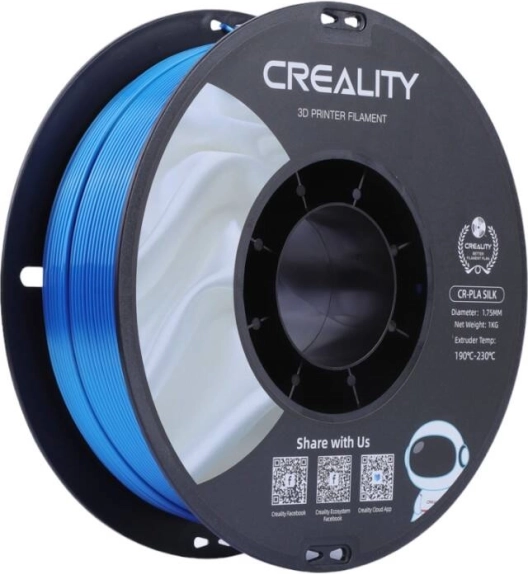 Филамент Creality CR-PLA Silk 1,75 mm син