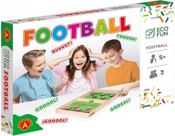Настолна футболна игра ALEXANDER Eco Fun от дърво за 2 играчи