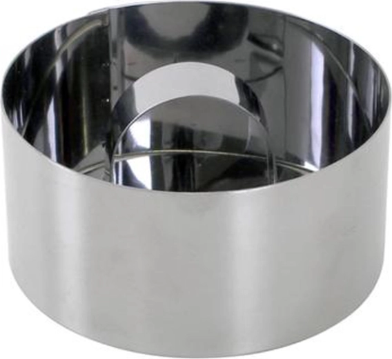 Stainless steel round food ring 8 cm
