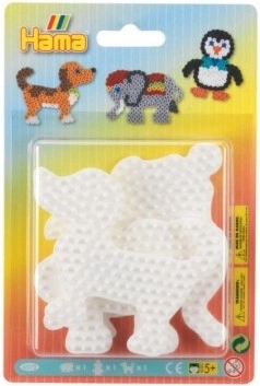 Подложки за термо мъниста Hama – Слон, Пингвин и Кученце