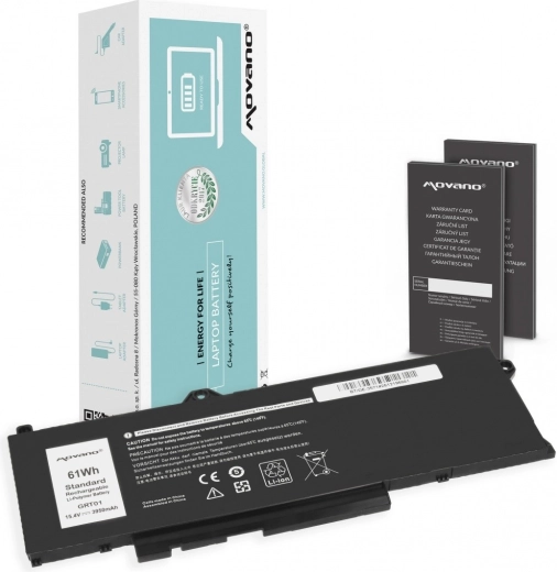 Movano GRT01 Battery for Dell Latitude and Precision 3950 mAh 61 Wh