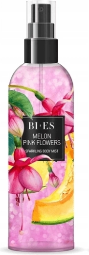 Блестящ спрей за тяло BI-ES Melon Pink Flowers 200 мл