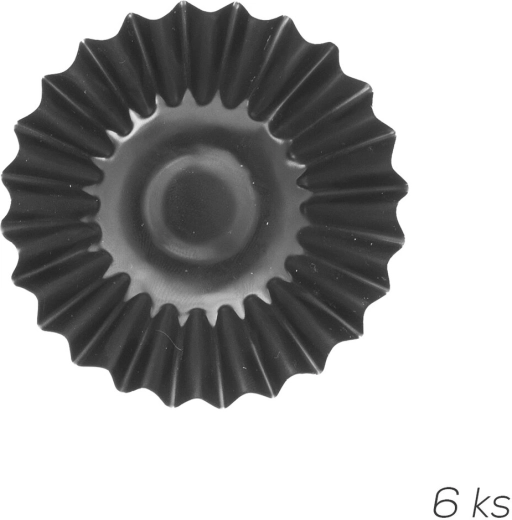 Метални формички за тарталетки 5,5 см (6 бр.)