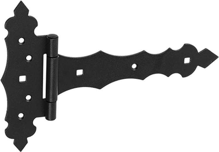 Decorative hinge black 200 × 50 × 170 × 2.5 mm