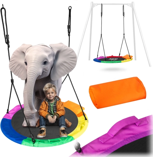 Neo-Sport Swingo XXL multicolour nest swing 120 cm