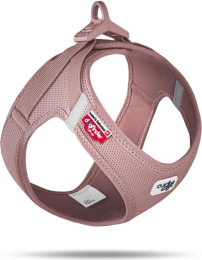 Curli нагръдник за кучета със закопчалка Air-Mesh rose 3XS (1,5–3 kg)