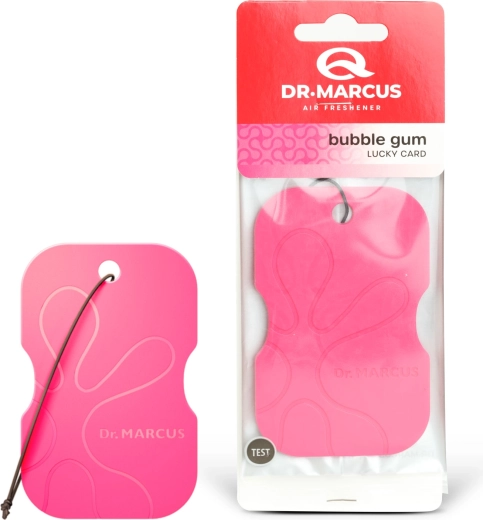 Dr. Marcus Lucky Card Bubble Gum Car Air Freshener