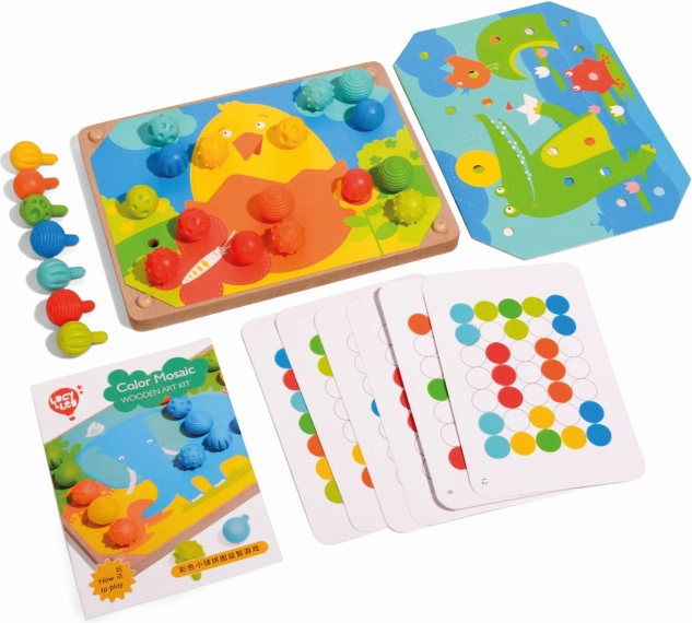 Мозайка и бродиране с пинчета