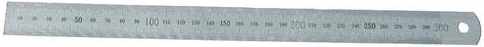 Stainless steel measuring ruler 600 mm FESTA