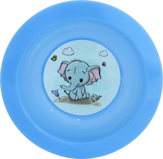 Children's deep plate 17.3 cm BEE, plastic, mix of colors