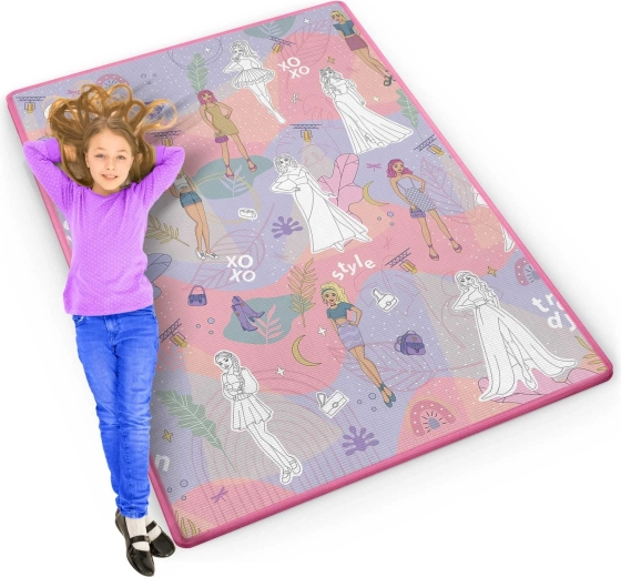 Навиваща се дунапренена подложка за оцветяване 120 × 92 × 0,3 cm RICOKIDS Fashion