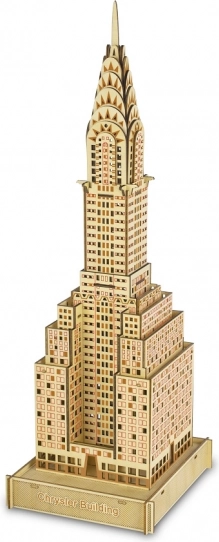 Woodcraft Дървен 3D пъзел Chrysler Building