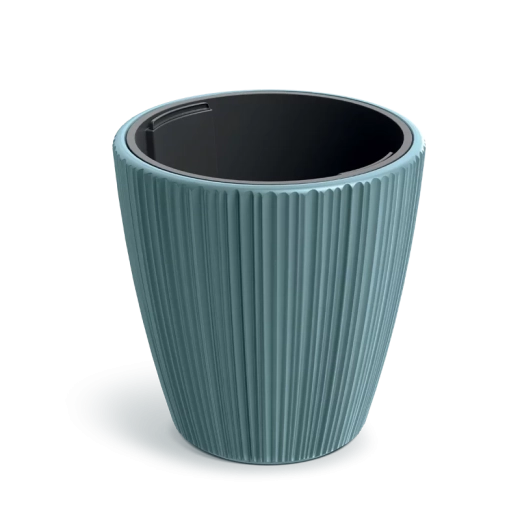 ORO Flower Pot 35 cm Scandinavian Blue with Insert