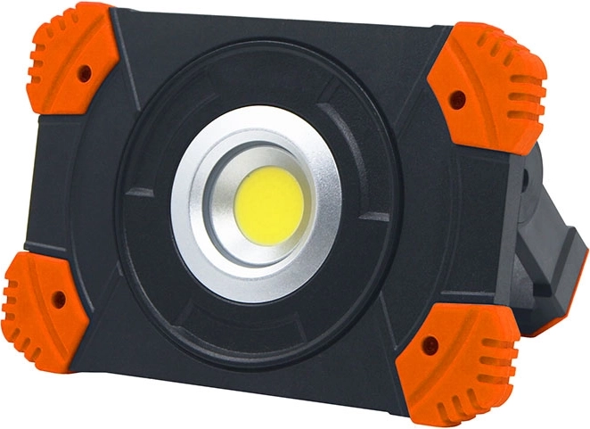 Solight portable rechargeable LED floodlight 10 W 1000 lm orange-black
